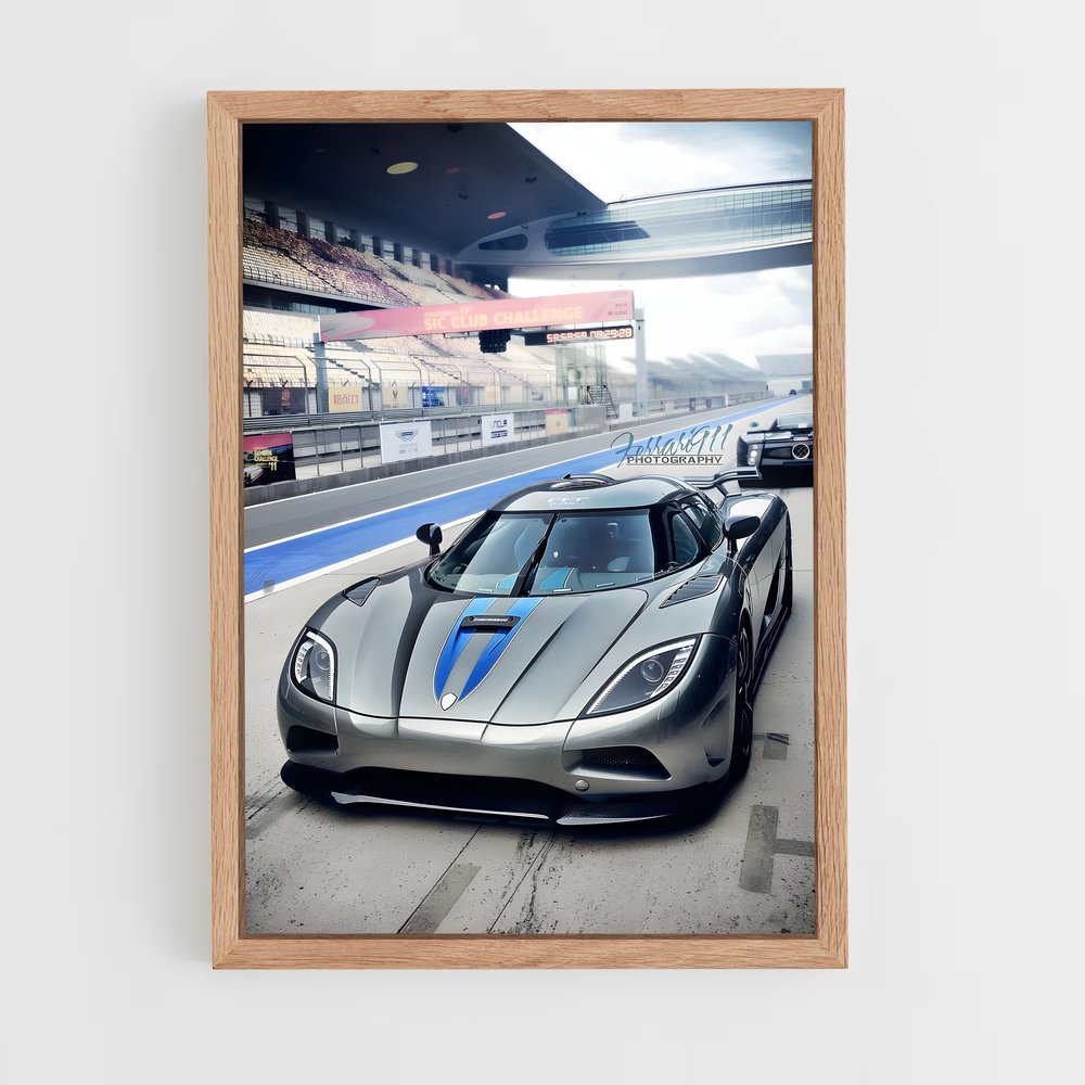 Poster Agera Raptor – affiche Koenigsegg (vue 4)